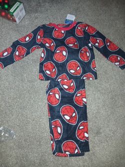 Toddler Boy Spiderman Pajamas 