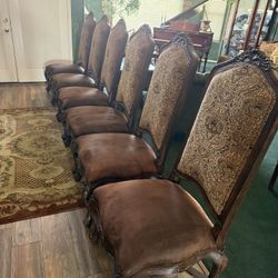 6 Dining room chairs