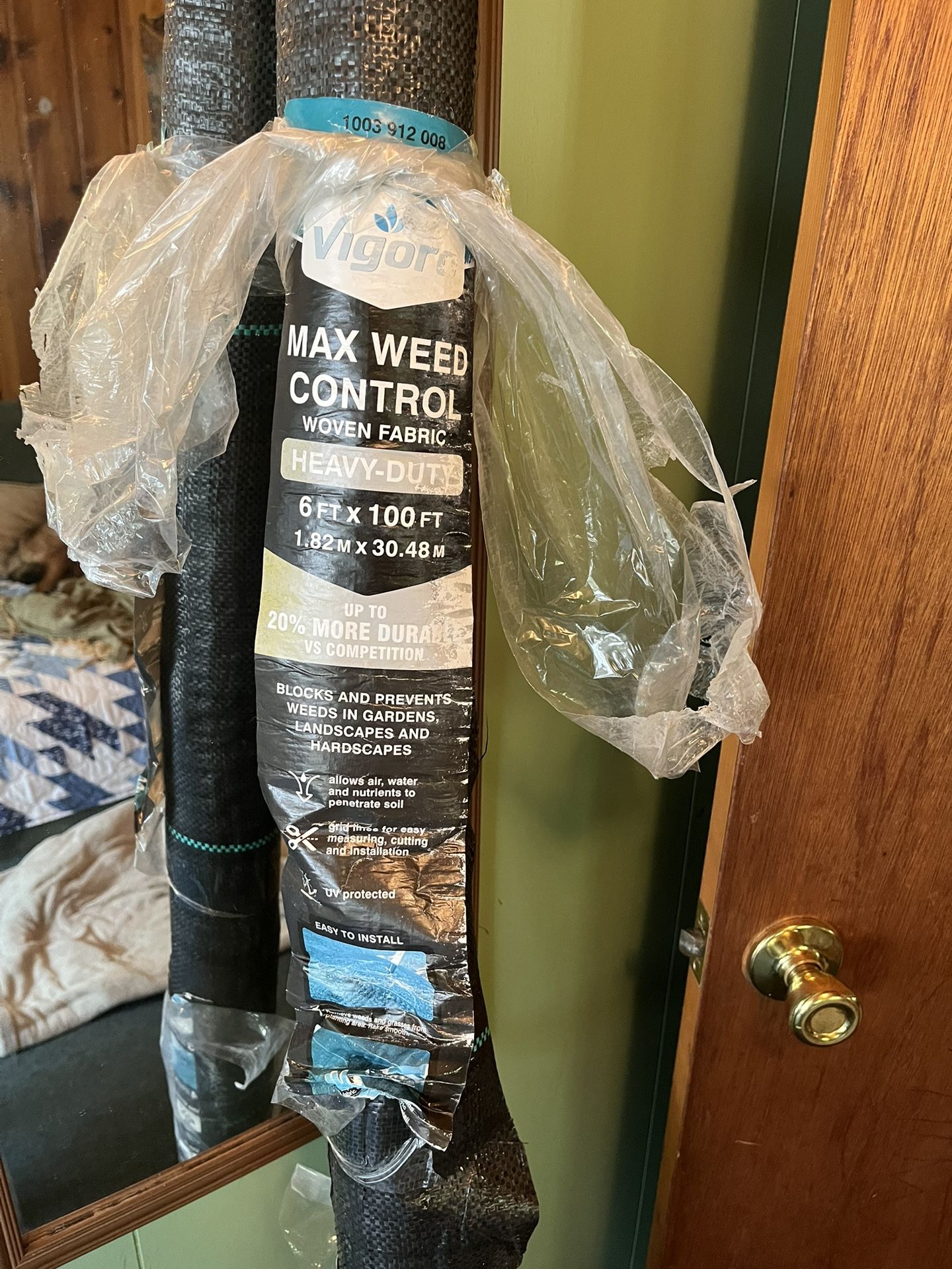 Vigoro Max Weed Control Fabric 6’ x 100’ 