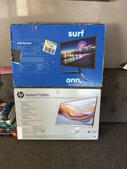 Onn Monitor $55 HP monitor $100 Pick Up Only