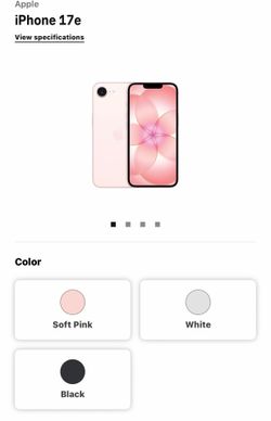 iPhone 17e any color unlocked brand new sealed