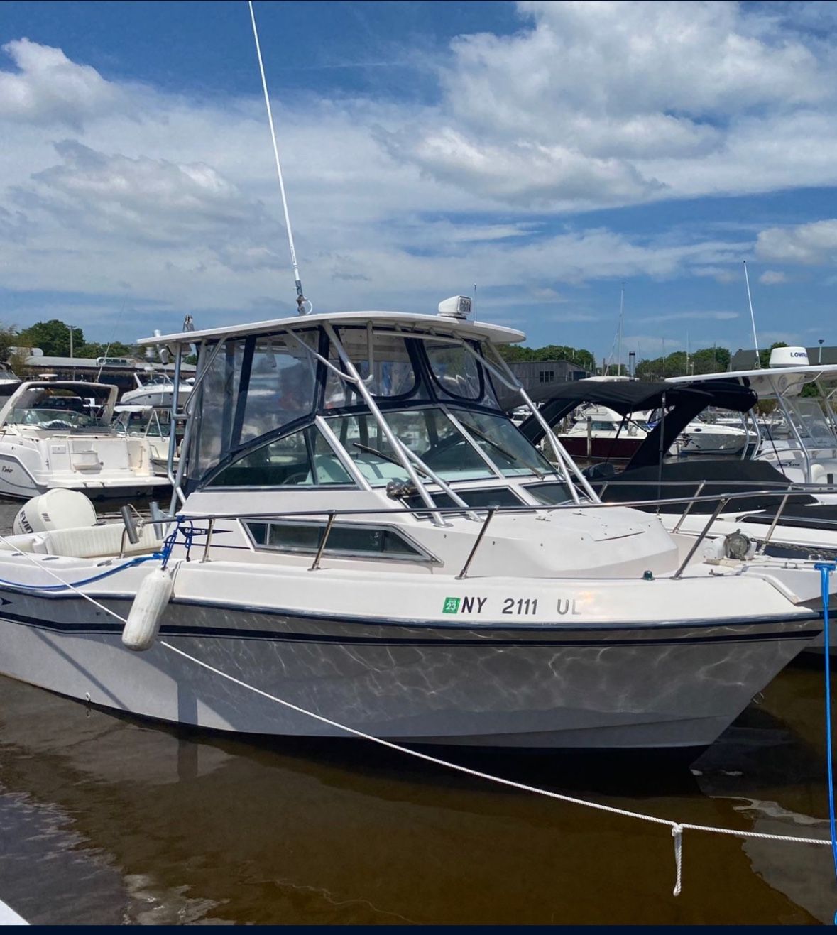 1995 hull Grady white 23’ Gulfstream