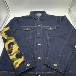 A Bathing Ape Denim Jacket