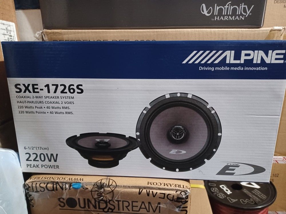 6.5" Alpine Speakers