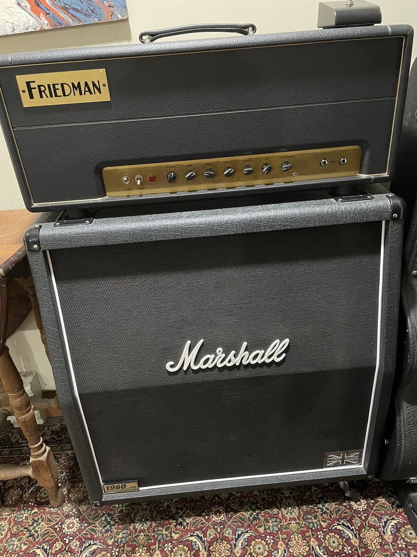 Friedman 100 W Head W/Marshall 4 x 12 Cab