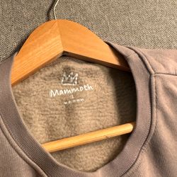 Mammoth Mountain Core Crown Crew Sweatshirt – Size L | Stone/Ash