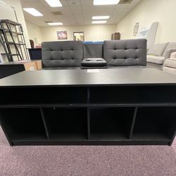 Nice Black TV Stand With Storage 