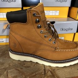 Real Leather Work Boots $48