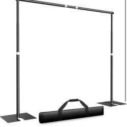 Qoolfoto Pipe and Drape Backdrop Stand Kit 10x10ft