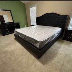 SAVE MONEY BLACK KINGS SIZE BEDFRAME GREAT QUALITY BRAND NEW  $395! QUEEN $365!