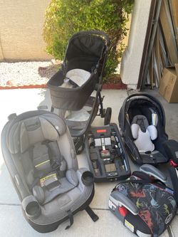 Stroller, Car Seat And Base