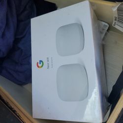 Google Nest Wi-fi Router And Point