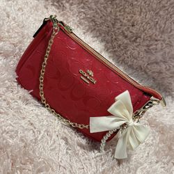 Red Coach Bag 