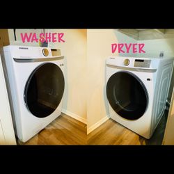 SMART Samsung Washer/Dryer Set