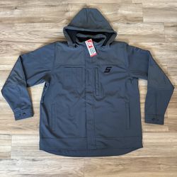 Snap-on Tools Men’s Kenosha Heavyweight Soft-shell Jacket Iron Gate Gray