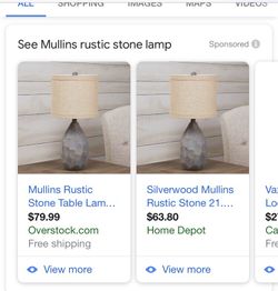 RUSTIC STONE LAMP