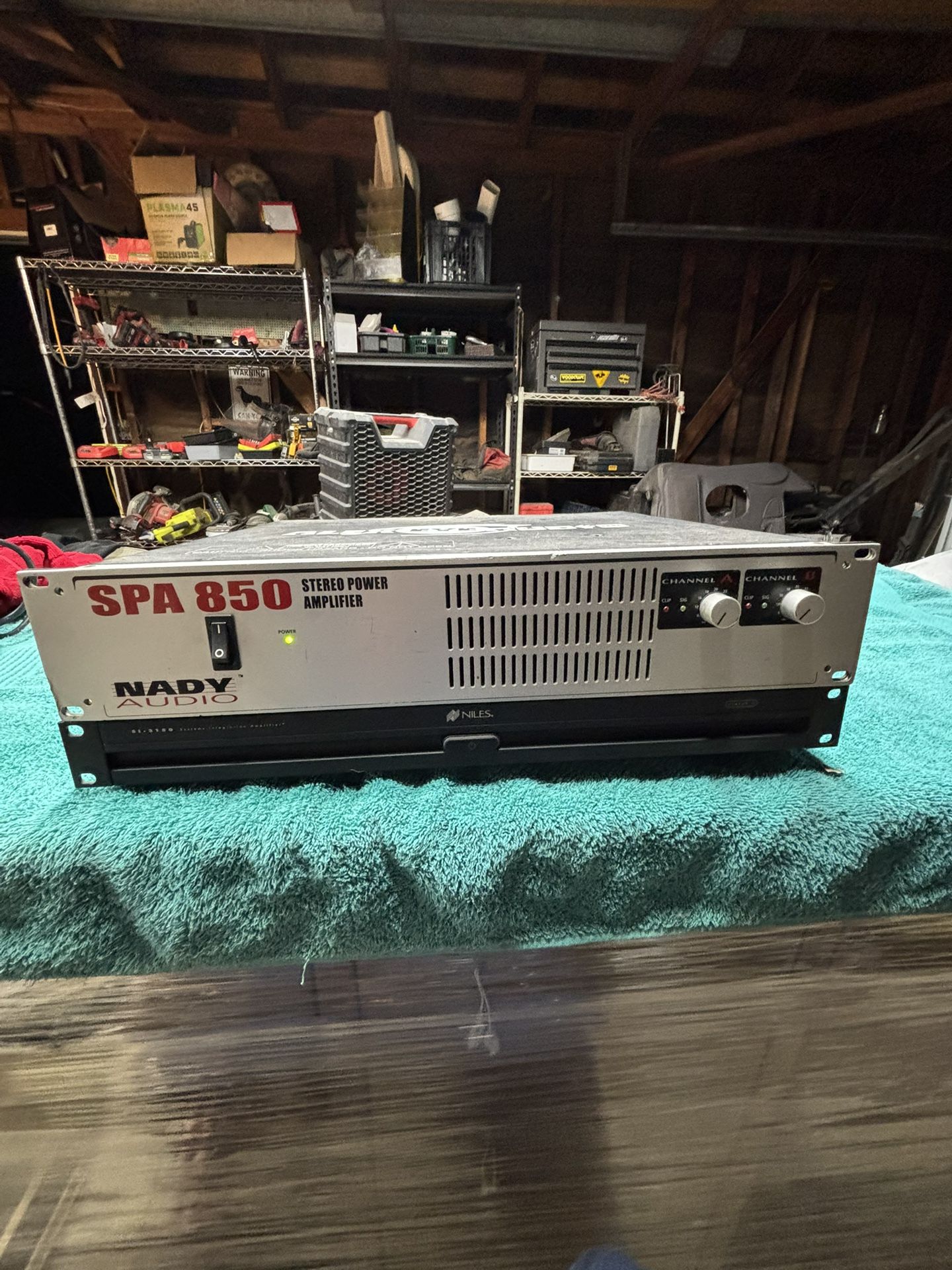 Niles Sl-1250 Amp & NADY Spa 850 Power Amp Amplifier