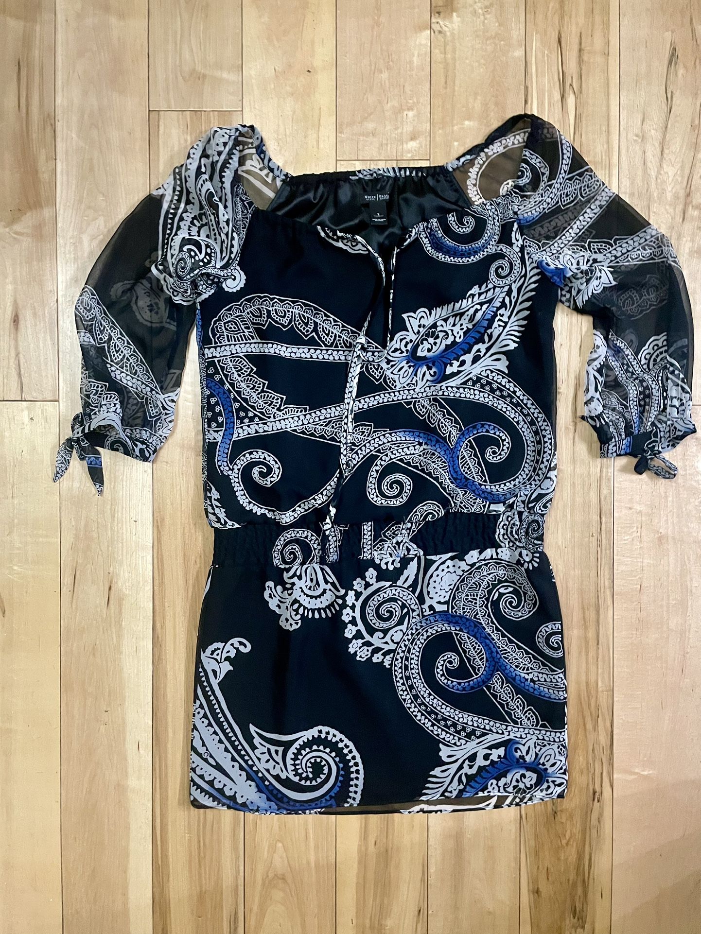 White House Black Market Boho Dress Small
