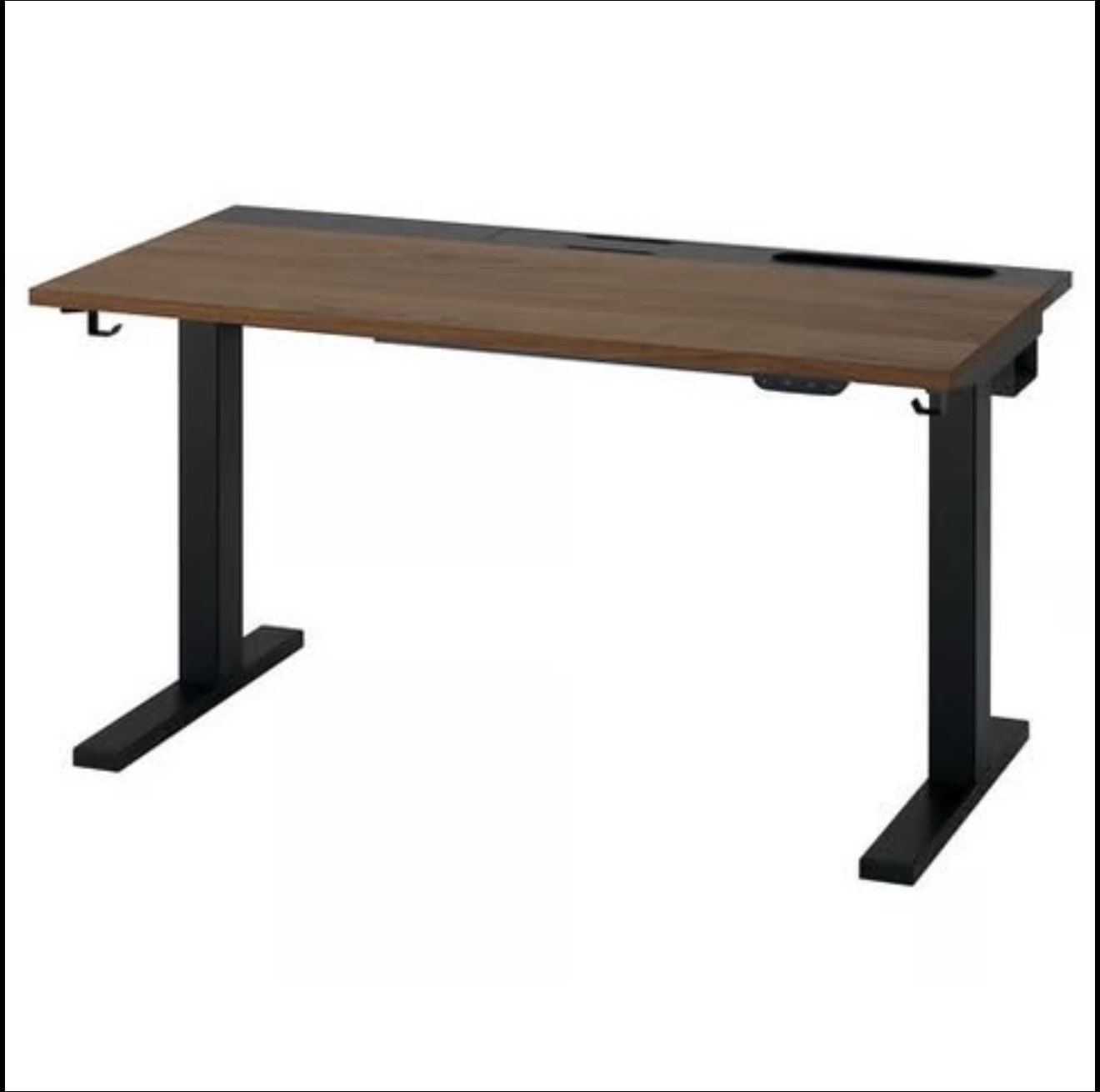 IKEA MITTZON Electric Sit/Stand Desk – Walnut/Black – NEW IN BOX – 47¼ x 23⅝"