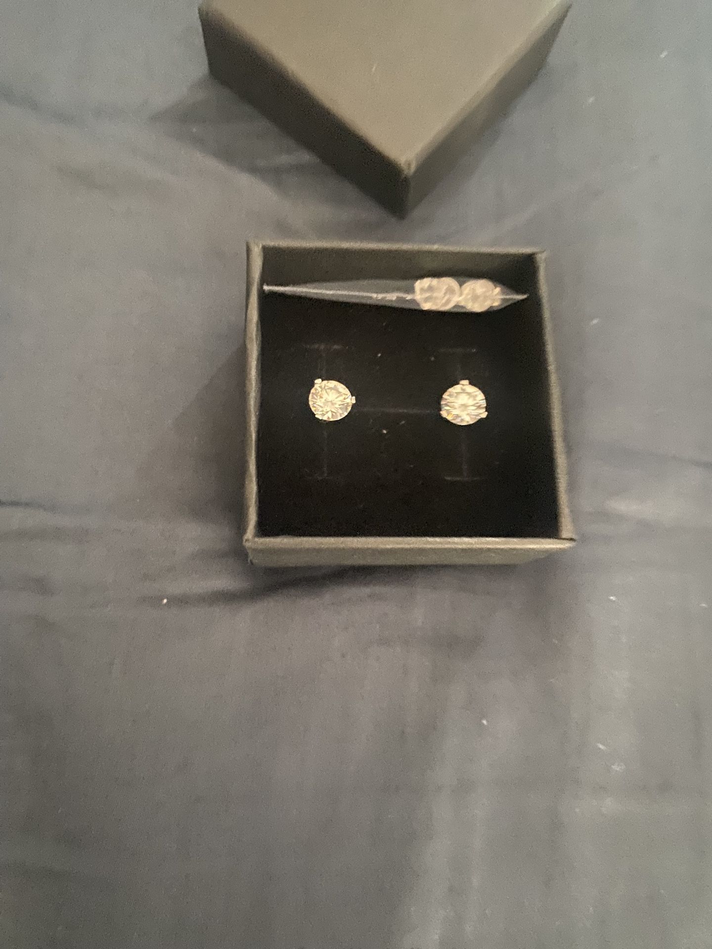 Moissanite Earrings 1.0 carat