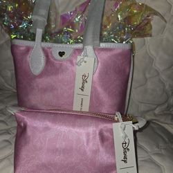 Stoney Clover Lane Mini Tote & Matching Cosmetic Case 
