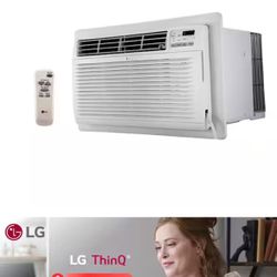 LG 11,800 BTU 230-Volt Through-the-Wall Air Conditioner LT1236CER Cools 550 Sq. Ft. with and remote in White