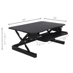 Height Adjustable Work Station Desk