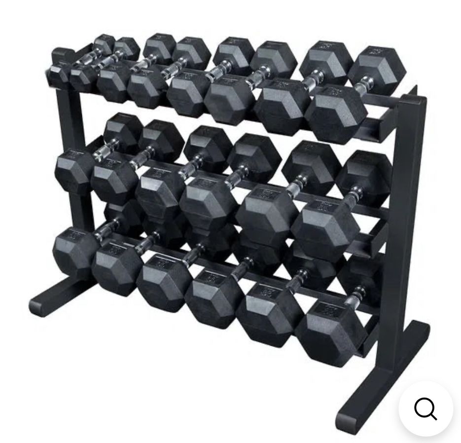 💥NEW Dumbbell Set W/ Rack - 5 - 50 Lbs $749!!!