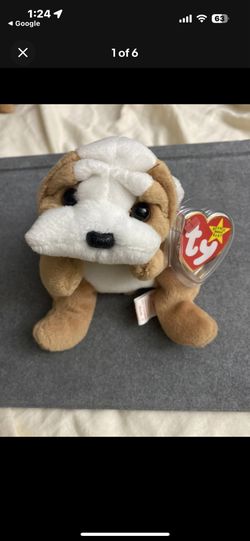 RARE TY RETIRED BEANIE BABY WRINKLES 1996 - Mint Condition With Tags