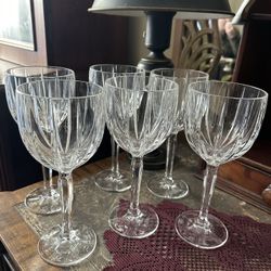 WATERFORD Marquis Omega Crystal Water Goblets 