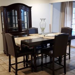 Dining Table Set With China Cabinet 