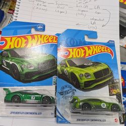 Hotwheels 2 2018 Bentley Continental GT3
