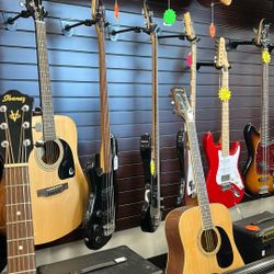 Guitars Acoustic And Bass 