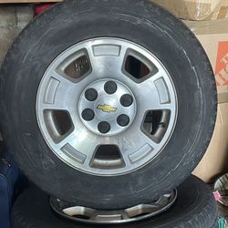 Size 17 Chevrolet Rims and Tires