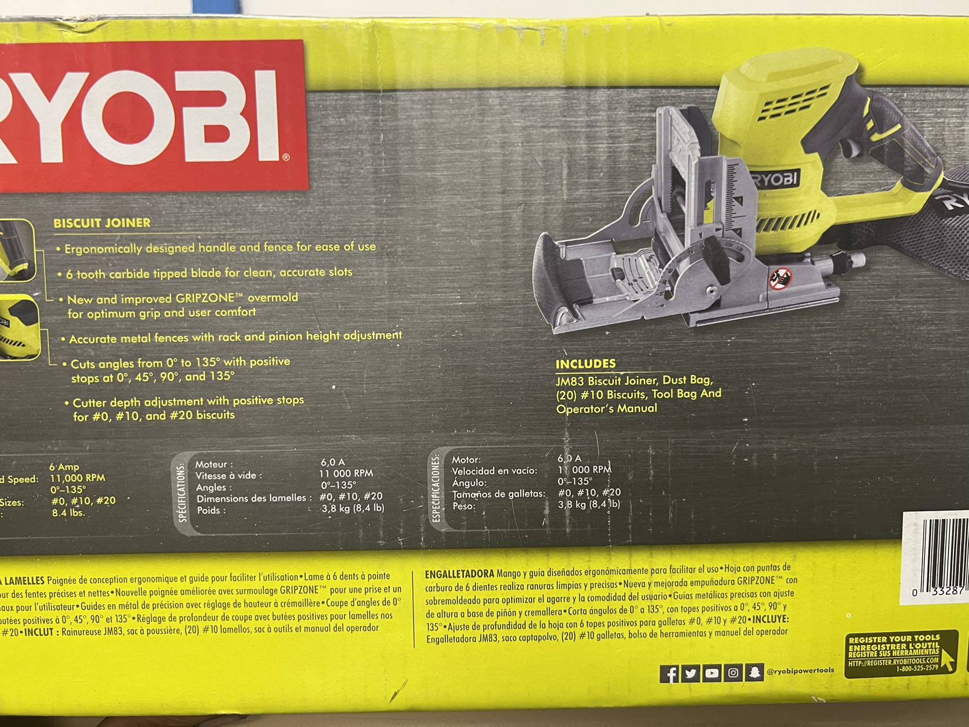 Ryobi Biscuit Joiner