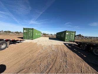 Storage shipping containers local yard located In Hesperia