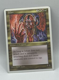 MTG Chronicles Johan Summon Legend Card