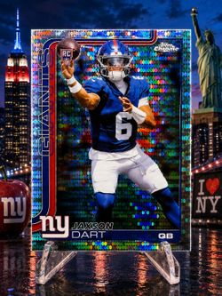 2025 Topps Chrome Pulsar #306 Jaxson Dart RC