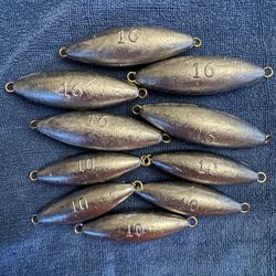 8-oz & 10-oz Fishing Sinkers
