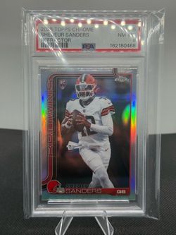2025 TOPPS CHROME #315 SHEDEUR SANDERS REFRACTOR