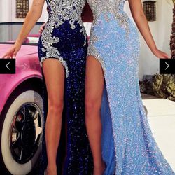 Prom dress/Formal Dress (royal Blue)