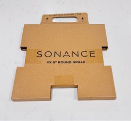 NEW - Sonance VX 6" Round Speaker Grille, White - Pair