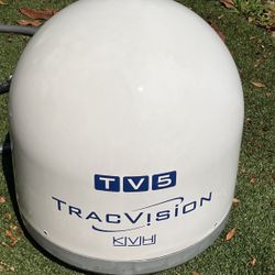 KVH TracVision TV5 Satellite TV Dome. What You See In Pic Is What You Get. Was Working When Removed From Boat.