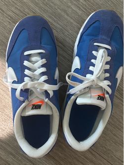 Blue Nikes women’s size 8