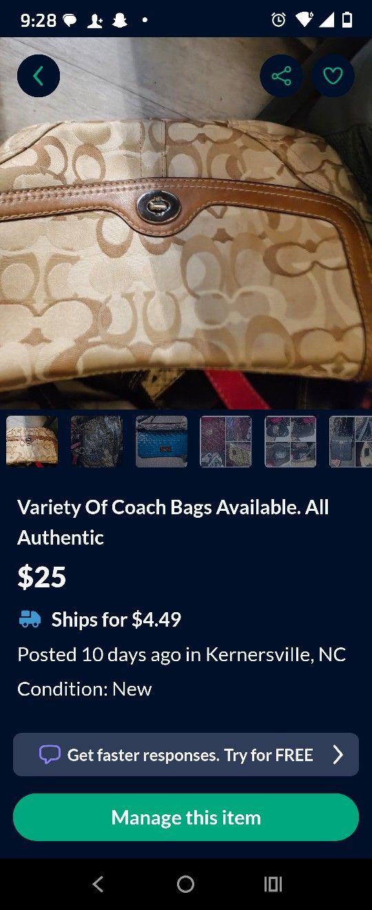 Coach Bags Hold