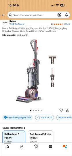 Brand  New Dyson Ball Animal 3 Upright Vacuum De-tangling Motorbar Cleaner Head for All Floors