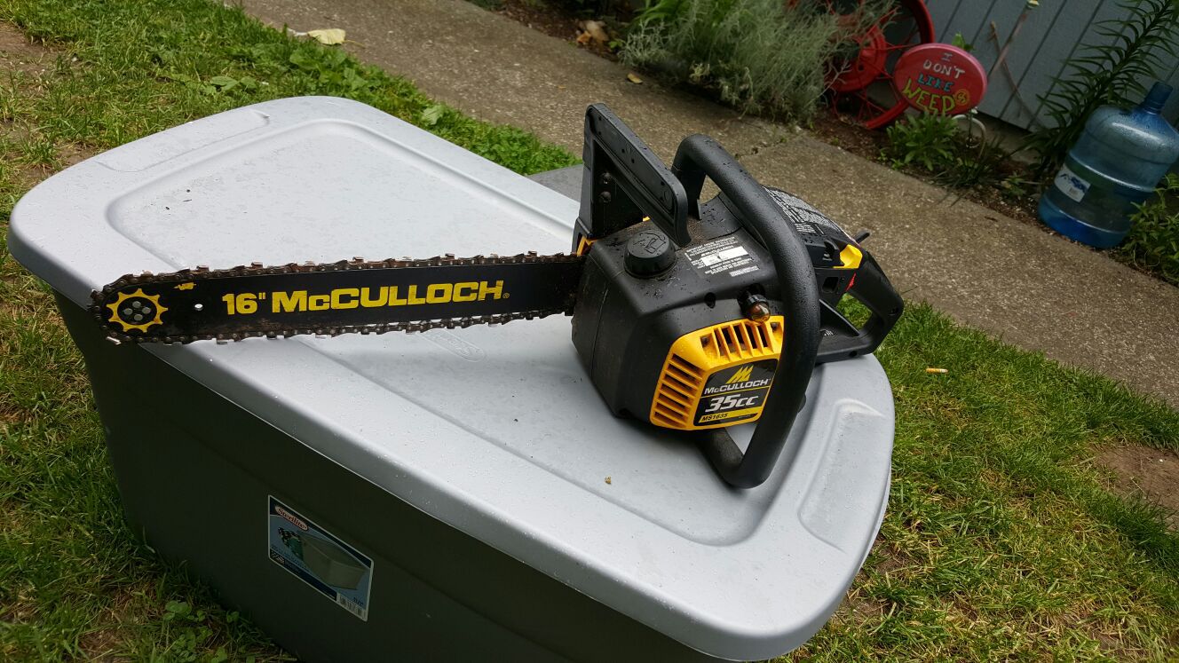 mcculloch 35cc ms1635 chainsaw