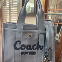 Coach canvas tote