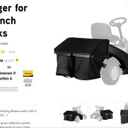 Twin Bagger For Riding Lawn Mowers