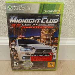 Midnight Club Los Angeles Xbox 360 Brand New Sealed 